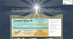 Desktop Screenshot of northwestbaptistmd.org
